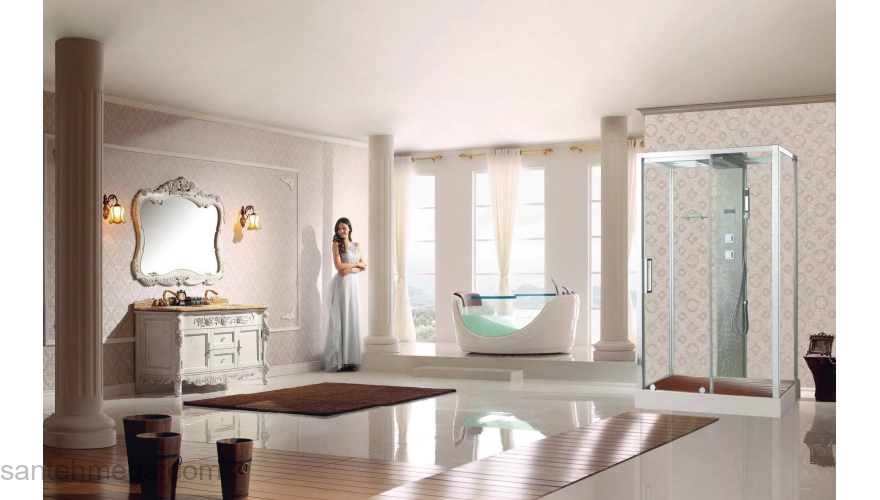 Душевая кабина Acquazzone Helena 120SL-L. Фото