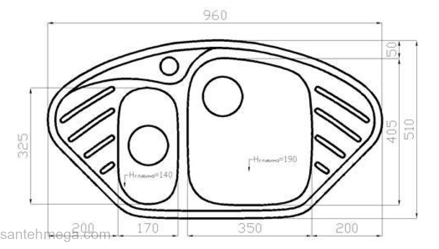 Мойка Polygran F-14. Фото