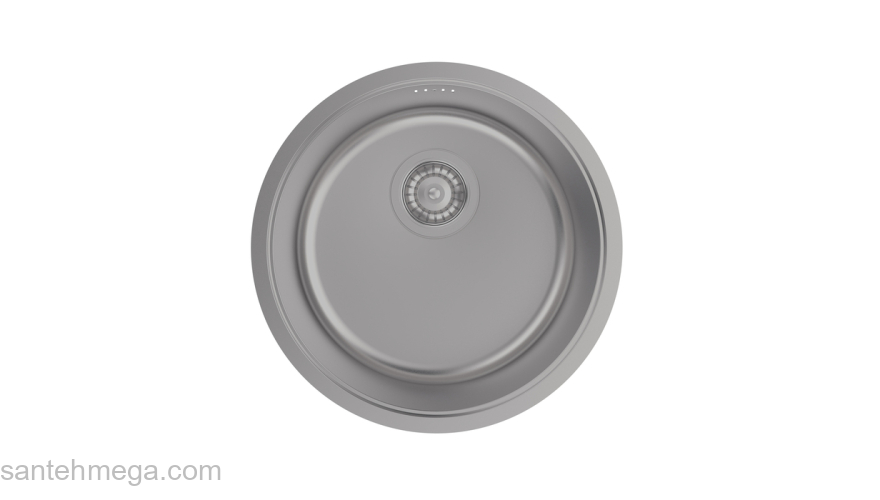 Мойка нерж.сталь универсального монтажа графит D-425*180 Edifice IDDIS EDI42G0i77. Фото