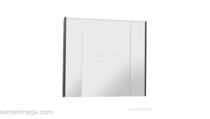 Зеркальный шкаф ROCA Ronda 60 белый глянец/антрацит ZRU9302968. Фото