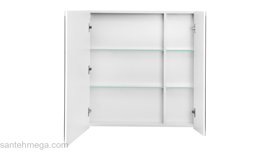 Зеркальный шкаф AQUATON Нортон 80 Белый Глянцевый 1A249202NT010