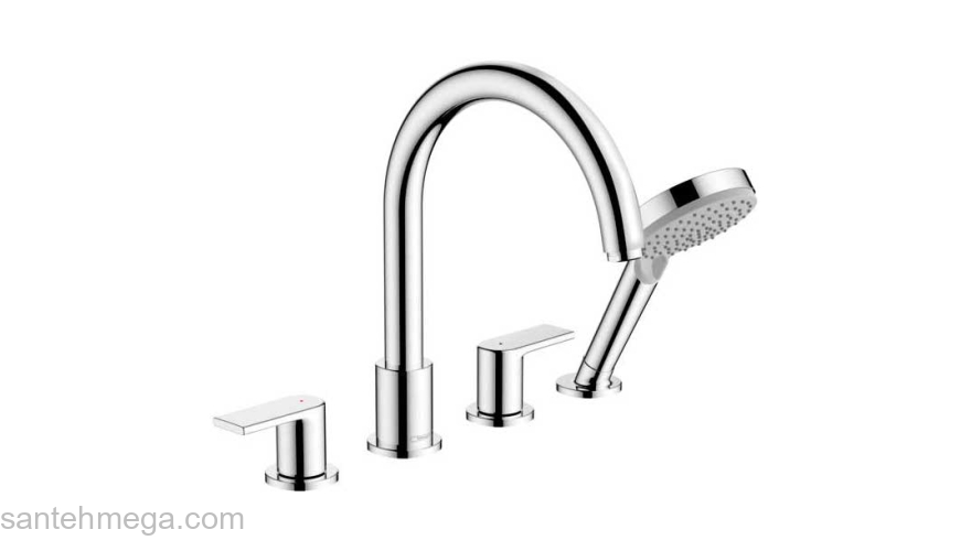 Смеситель на край ванны Hansgrohe Vernis Shape 71459000 хром. Фото