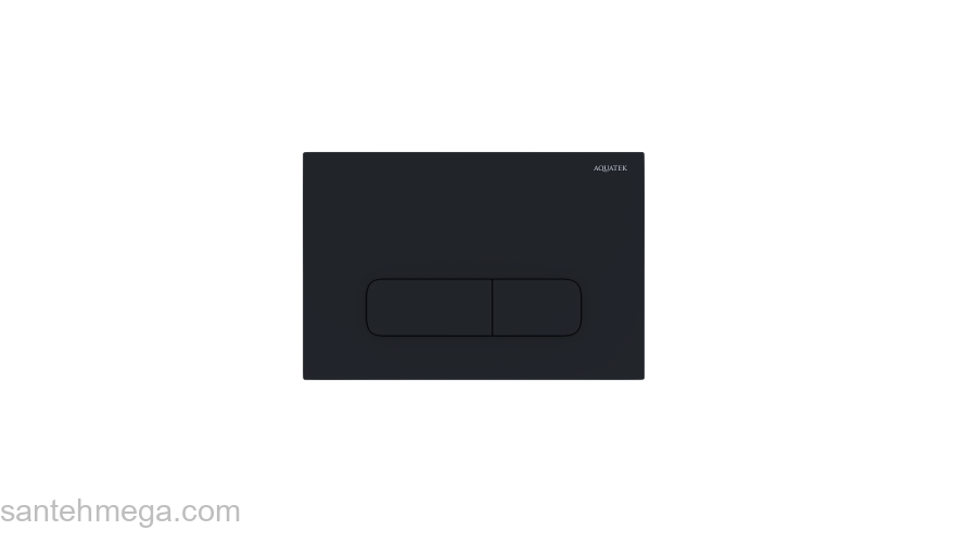 Панель смыва AQUATEK  Черная матовая KDI-0000017. Фото
