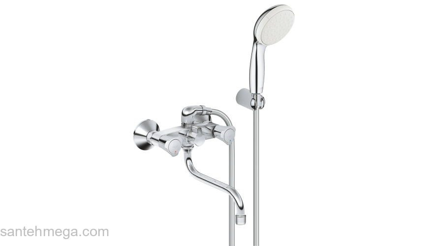 GROHE 2679010A Costa L Универсальный смеситель для ванны с душевым гарнитуром. Фото