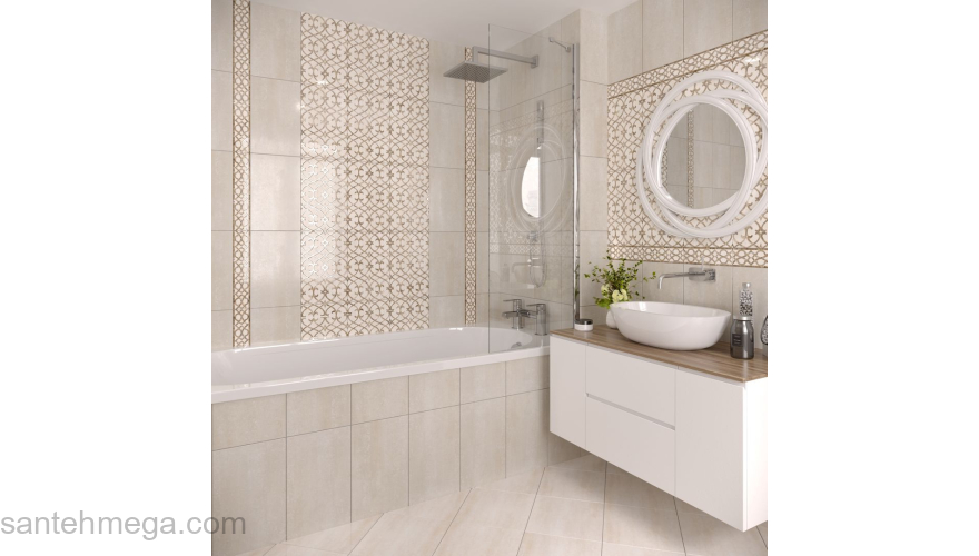 Unitile 010212001897 Бордюр Глория 250х75 бежевый 02