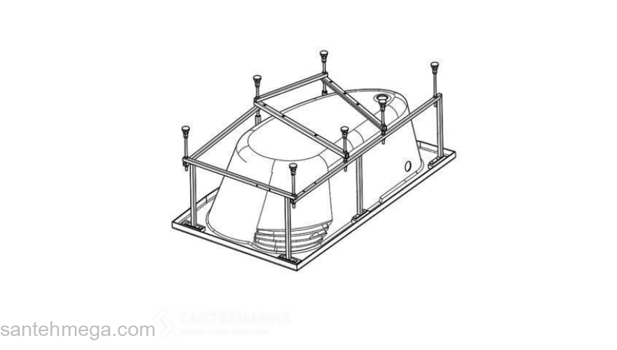 Каркас SANTEK Майорка 1.WH11.2.429. Фото