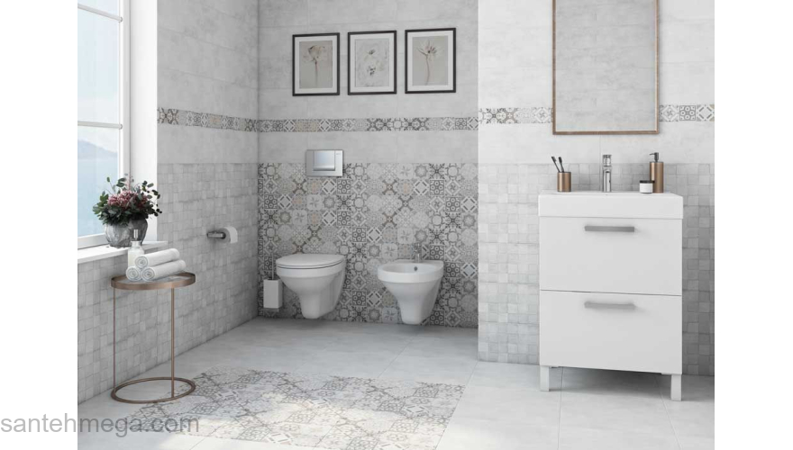 CERSANIT SOS401D Плитка облицовочная Sonata 198х598 темно-серый. Фото