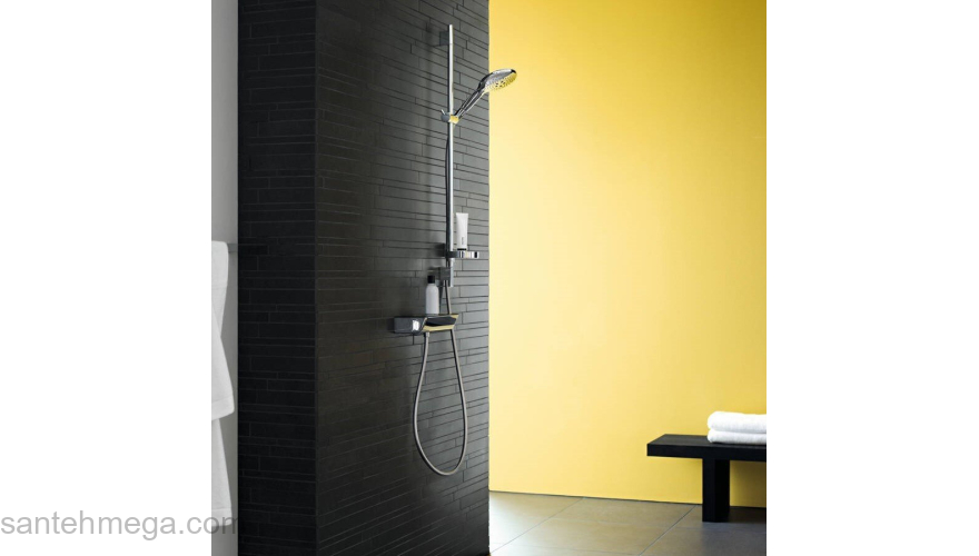 Душевой гарнитур Hansgrohe Raindance Select 150 3iet 90cm хром 27803000. Фото