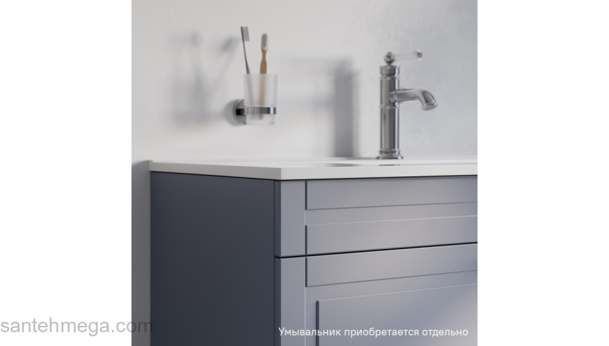 Тумба  напольная 100 см светло-серый Oxford IDDIS OXF10L1i95 подходит умыв. 0131000i28. Фото