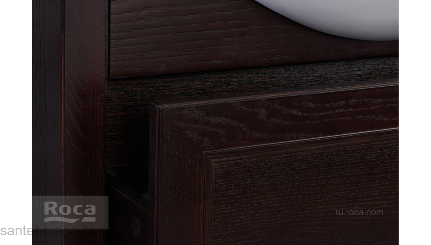 Тумба под раковину ROCA America Evolution L 105 дуб тёмный шоколад ZRU9302944. Фото