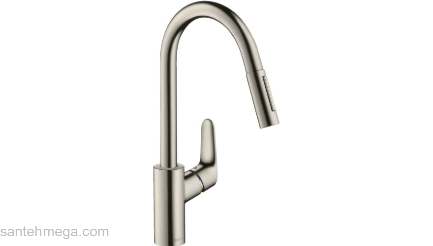 Смеситель для кухни Hansgrohe Focus под сталь 31815800. Фото
