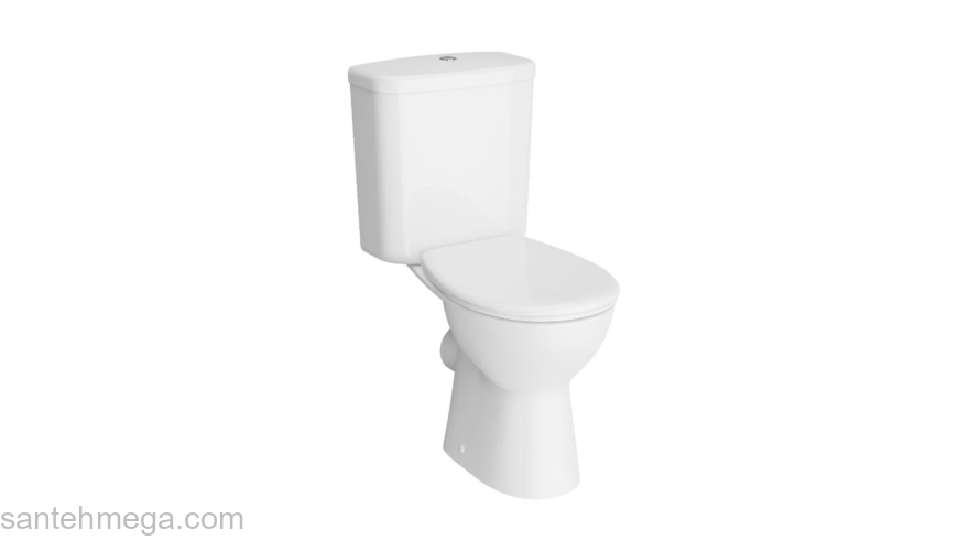 Унитаз-компакт безободковый Vitra S10 SmoothFlush 9864B003-7201. Фото