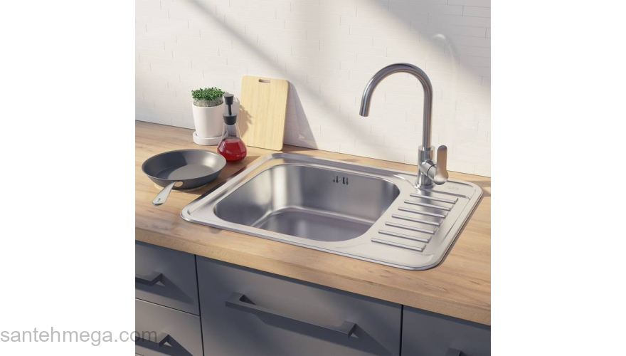 Мойка нержавеющая сталь сатин чаша слева 650*500 Basic IDDIS BAS65SLi77. Фото