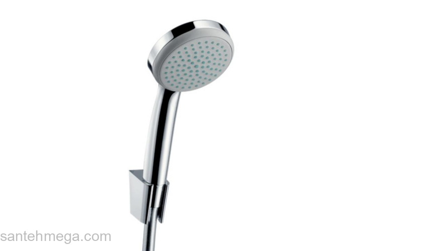 Душевой набор Hansgrohe Crometta 85 Mono с держателем и шлангом 160 см 27575000, хром. Фото