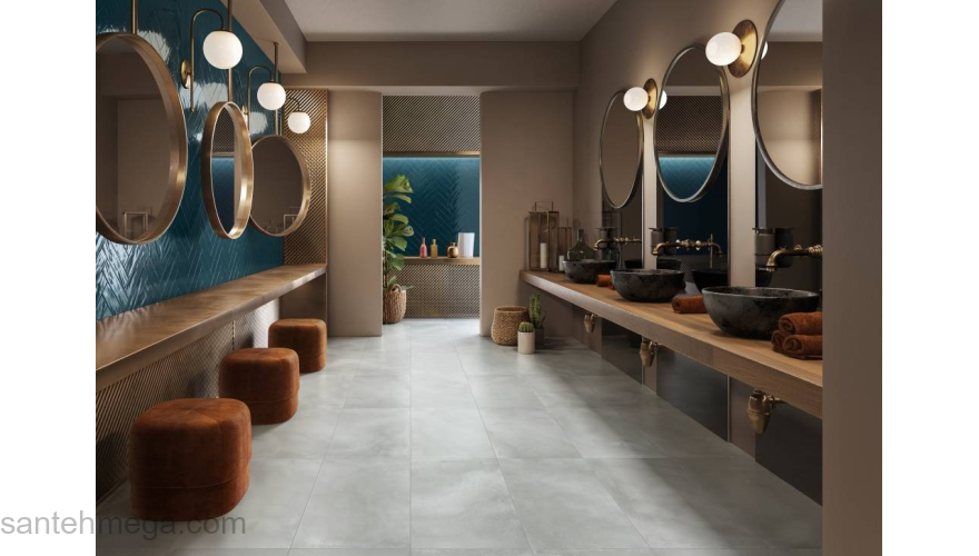 COLISEUMGRES 610010002330 Керамический гранит Линате 450х900 грэй. Фото