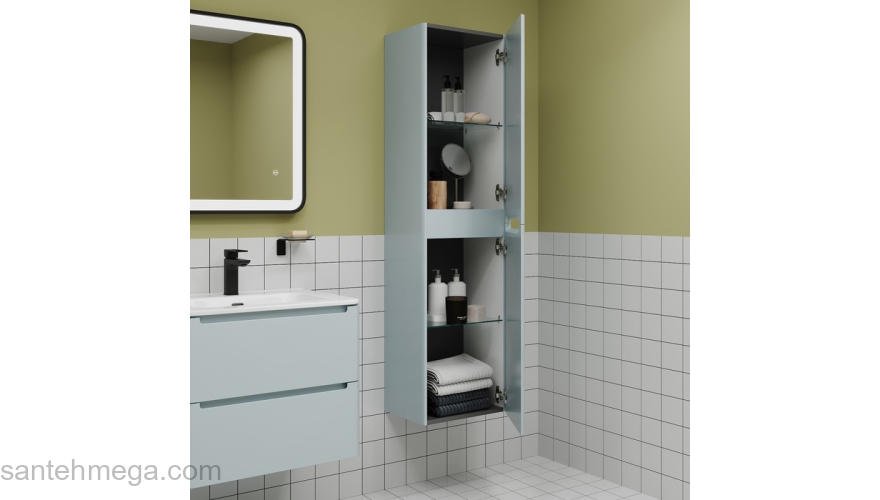 Пенал подвесной 40 см голубой Edifice IDDIS EDI40B0i97. Фото