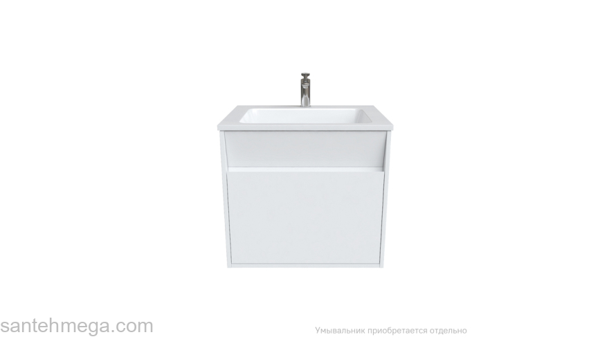 Тумба подвесная с ящиком белая 60 см Esper IDDIS ESP60W0i95. Подходит ум. 4506000i28. Фото