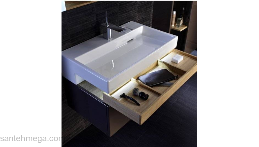 Раковина с подсветкой JACOB DELAFON Terrace 80х49 EXD9112-00. Фото