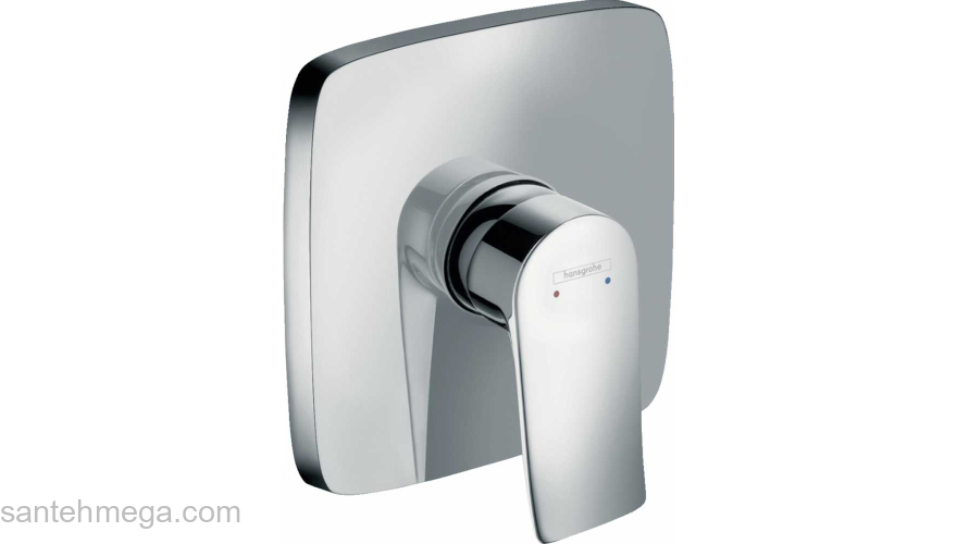 Смеситель для душа Hansgrohe Metris 31456000 (внешняя часть). Фото