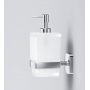 Стеклянный диспенсер для жидкого мыла с настенным держателем AM.PM Gem A9036900 для ванной комнаты. Фото