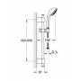 Душевой гарнитур GROHE Relexa 28942001. Фото