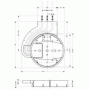 Скрытая часть для HANSGROHE Raindance Rainmaker 600 28412180. Фото