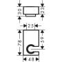 Держатель для душа Hansgrohe Porter E 28387990. Фото