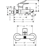 Смеситель для ванны Hansgrohe Talis E 71740000. Фото