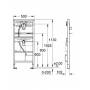 Инсталляция для раковины GROHE Rapid SL 38748001. Фото
