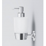 Стеклянный диспенсер для жидкого мыла с настенным держателем AM.PM Like A8036900 для ванной комнаты. Фото