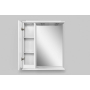 Зеркальный шкаф с подсветкой 65 см, левый, белый глянец AM.PM Like M80MPL0651WG. Фото