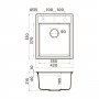 Мойка кухонная OMOIKIRI Daisen 42-CA Artgranit/карамель. Фото