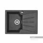 Мойка для кухни Акватон Монца прямоугольная с крылом графит 1A716032MC210. Фото