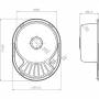 Кухонная мойка IDDIS Suno SUN60SLi77K. Фото
