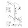 GROHE 27473000 Euphoria Душевая система с однорычажным смесителем для душа 450 мм 9,4л. Фото