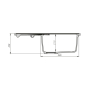 Мойка кухонная IDDIS Kitchen G K13P771i87. Фото