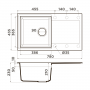 Мойка кухонная OMOIKIRI Sakaime 78-SA Tetogranit/бежевый. Фото