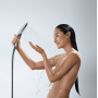 Ручной душ Hansgrohe Raindance Select E 150 3jet белый/хром 26550400. Фото