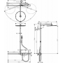 Душевая система с термостатом AXOR ShowerSolutions 27984000. Фото