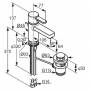 Смеситель для умывальника KLUDI Zenta 382509175. Фото