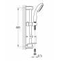 Душевой гарнитур GROHE New Tempesta 27927000. Фото
