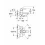 Смеситель для ванны GROHE Quadra 32638KS0. Фото