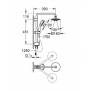 Душевая система GROHE New Tempesta Cosmopolitan 26225000. Фото