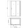 Душевой уголок Gemy Sunny Bay S28131A-A1. Фото