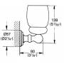 Cтакан GROHE Sinfonia 40044000 для ванной комнаты. Фото