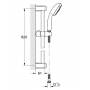 Душевой гарнитур GROHE New Tempesta 27645000. Фото