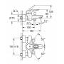 GROHE 33591003 Eurostyle 2015 Смеситель для ванны, внешний монтаж. Фото