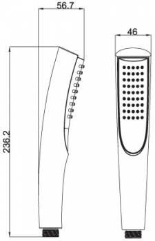 Душевая лейка IDDIS А11013. Фото