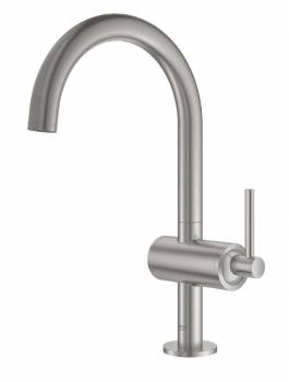 GROHE 32042DC3 Atrio New Смеситель однорычажный для раковины на 1 отверстие, размер L, СуперСталь. Фото