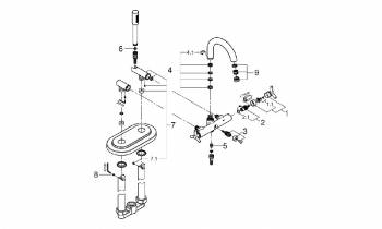 Смеситель для ванны GROHE Atrio Ypsilon 25044000. Фото